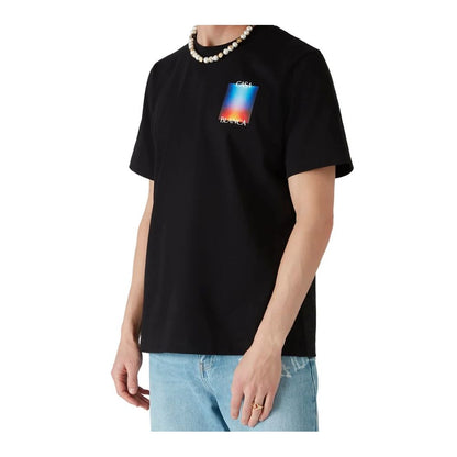 Casablanca Black Cotton T-Shirt