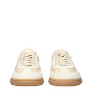 Valentino Garavani Beige Fabric Low Top Sneakers