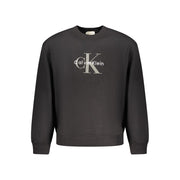 Calvin Klein Black Cotton Men Sweater