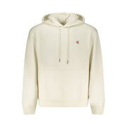 Calvin Klein White Cotton Men's Hoodie