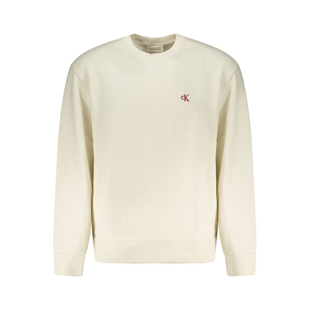 Calvin Klein White Cotton Mens Sweatshirt