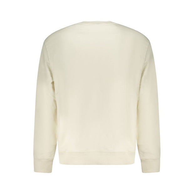 Calvin Klein White Cotton Mens Sweatshirt