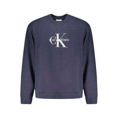Calvin Klein Blue Cotton Men Sweater