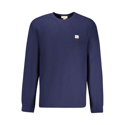 Calvin Klein Blue Cotton Men Sweater