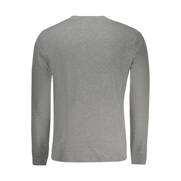 Calvin Klein Grigio Cotton Men Sweater