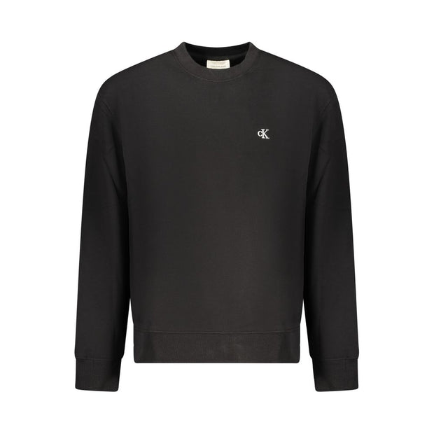 Calvin Klein Black Cotton Men's Sweatshirt