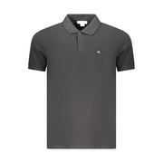 Calvin Klein Black Cotton Men Polo