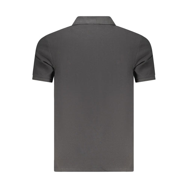 Calvin Klein Black Cotton Men Polo