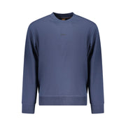 Hugo Boss Blue Cotton Men Sweater