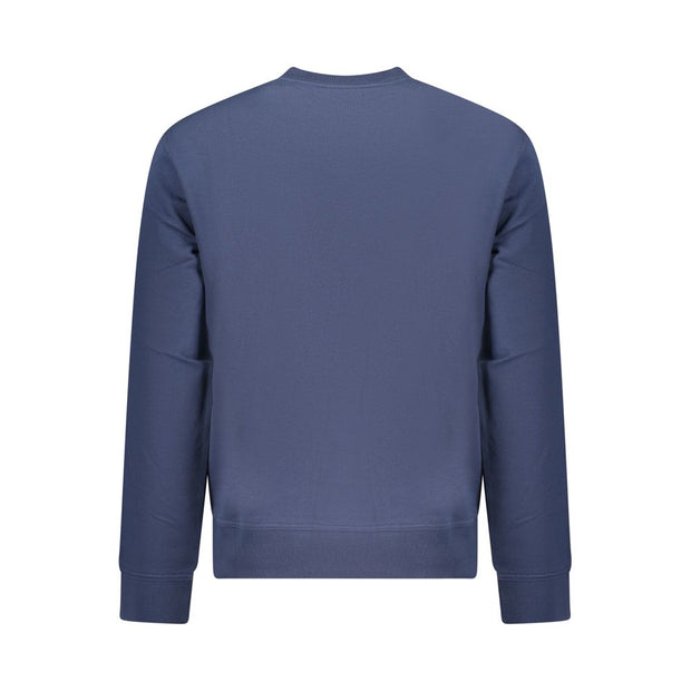 Hugo Boss Blue Cotton Men Sweater