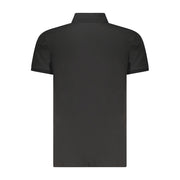 Calvin Klein Black Cotton Men Polo Shirt