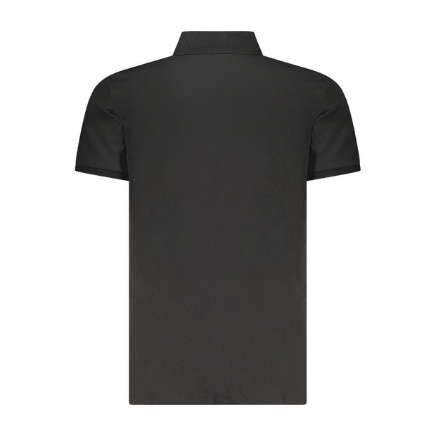 Calvin Klein Black Cotton Men Polo Shirt