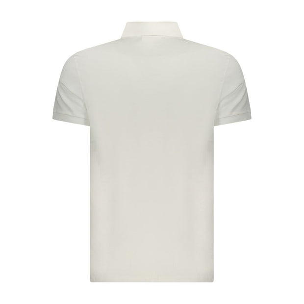 Calvin Klein White Cotton Men Polo Shirt