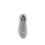 Prada Gray Rubber Athletic Sneakers