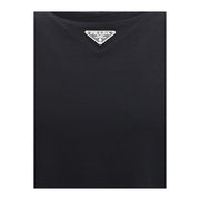 Prada Black Cotton T-Shirt