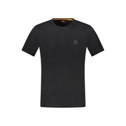 Hugo Boss Black Cotton Men T-Shirt