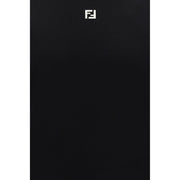 Fendi Black Cotton T-Shirt