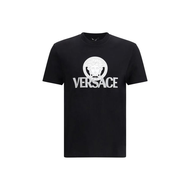 Versace Black Cotton T-Shirt