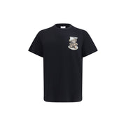 Moschino Black Cotton T-Shirt