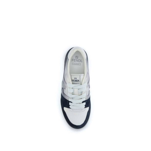 Fendi Multicolor Calf Leather Bos Taurus Low Top Sneakers