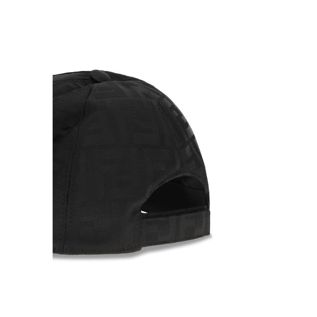Fendi Black Polyamide Cap (Baseball Hat)