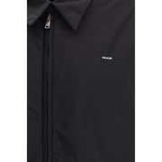 Prada Black Recycled Polyamide Full-Length Jacket
