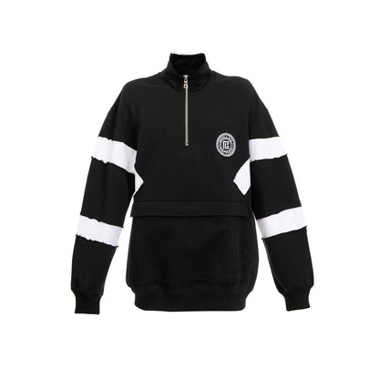 Balmain Circle Logo Cotton Sweatshirt - Le schmidt