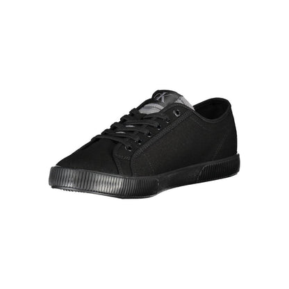 Calvin Klein Black Cotton Men Sneaker - Le schmidt