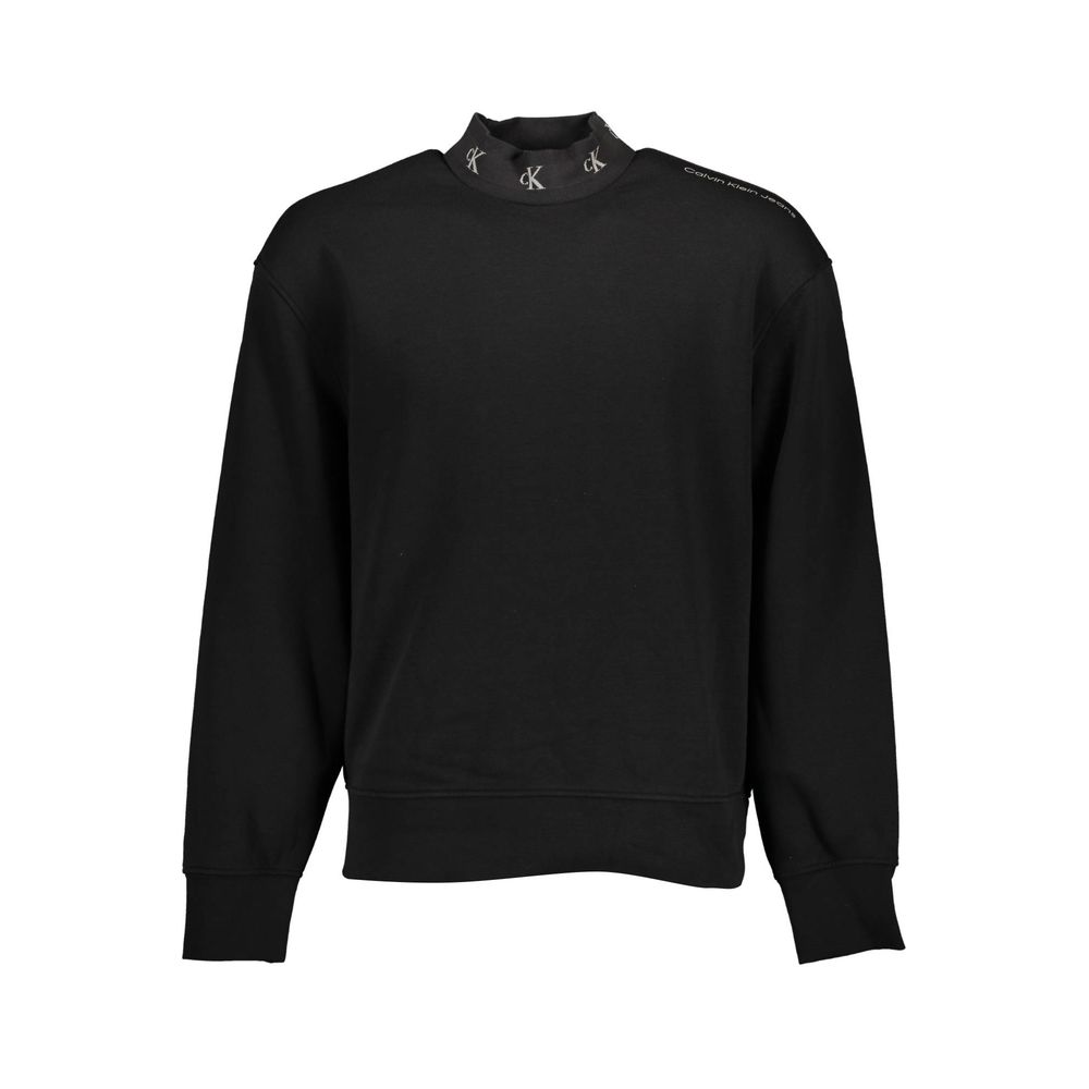 Calvin Klein Black Cotton Men Sweater - Le schmidt