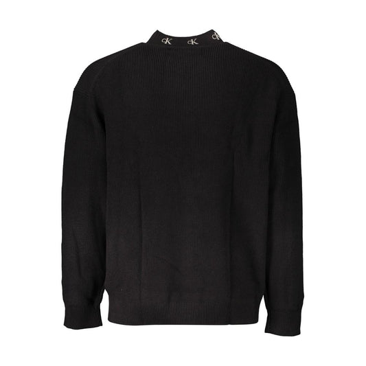 Calvin Klein Black Cotton Men Sweater - Le schmidt