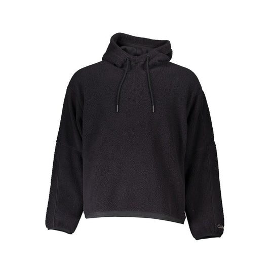 Calvin Klein Black Polyester Men Sweater with Hood - Le schmidt