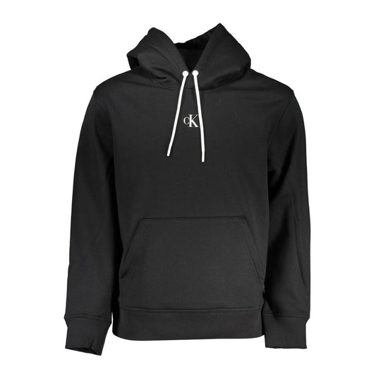 Calvin Klein Black Polyester Men Sweater with Hood - Le schmidt
