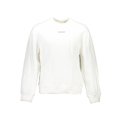 Calvin Klein White Cotton Men Sweater - Le schmidt