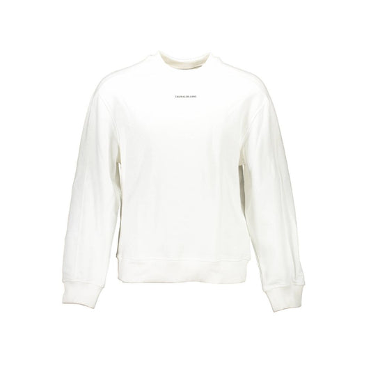 Calvin Klein White Cotton Men Sweater - Le schmidt