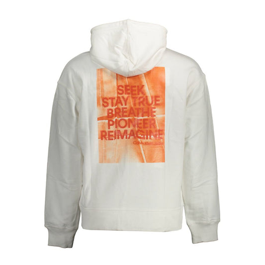 Calvin Klein White Cotton Men Sweater - Le schmidt