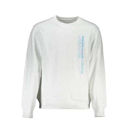 Calvin Klein White Cotton Men Sweater - Le schmidt