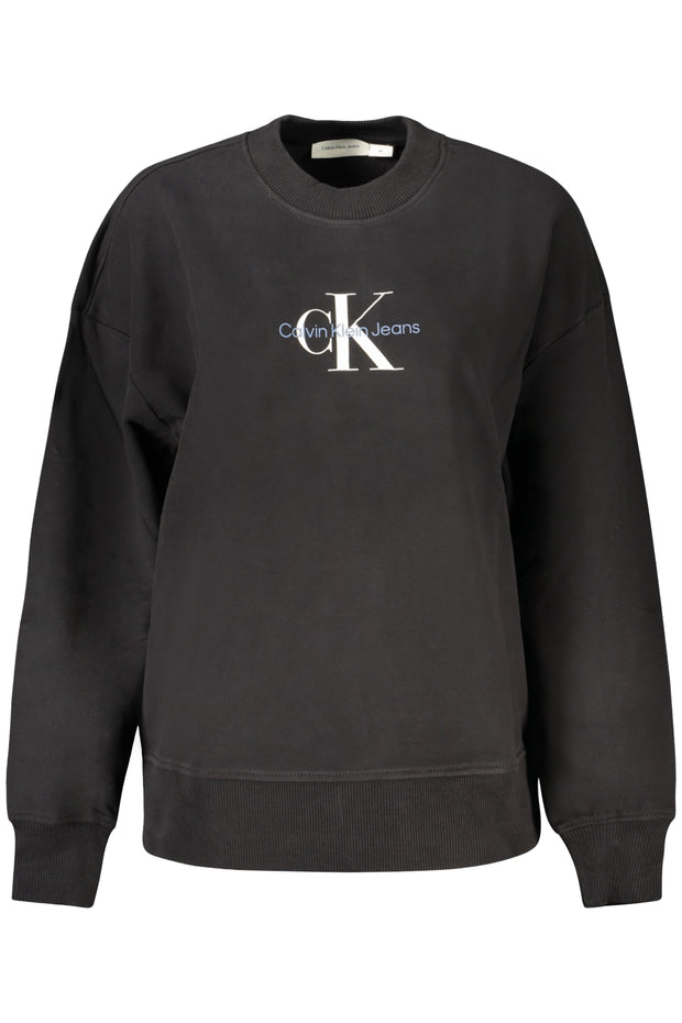 CALVIN KLEIN SWEATSHIRT WITHOUT ZIP WOMEN BLACK - Le schmidt