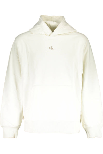 CALVIN KLEIN WHITE MEN'S SWEATSHIRT WITHOUT ZIP - Le schmidt