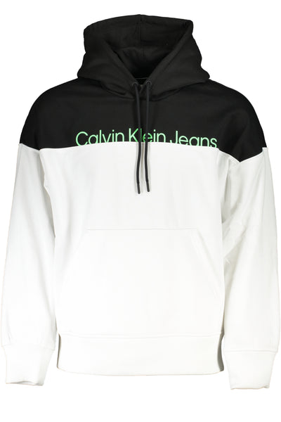 CALVIN KLEIN MEN'S WHITE ZIPLESS SWEATSHIRT - Le schmidt