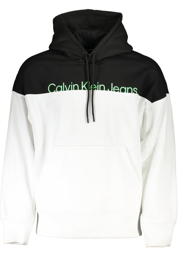 CALVIN KLEIN MEN'S WHITE ZIPLESS SWEATSHIRT - Le schmidt