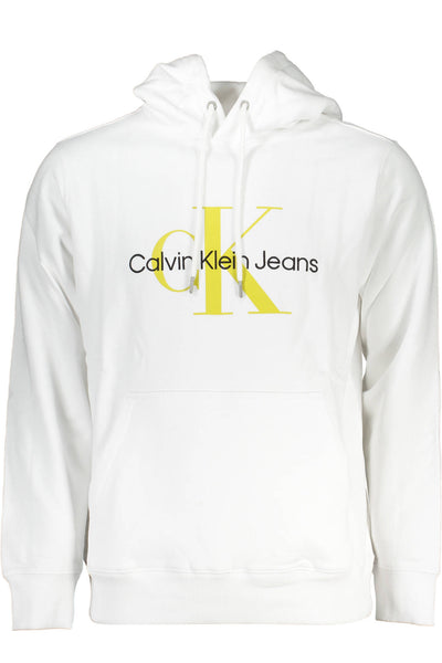CALVIN KLEIN MEN'S WHITE ZIPLESS SWEATSHIRT - Le schmidt