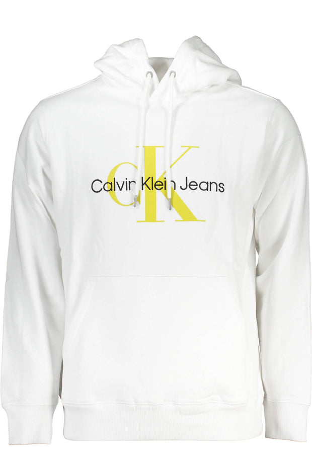 CALVIN KLEIN MEN'S WHITE ZIPLESS SWEATSHIRT - Le schmidt