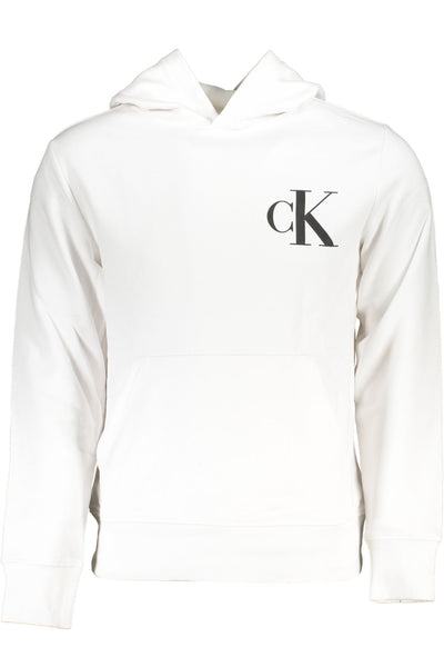 CALVIN KLEIN MEN'S WHITE ZIPLESS SWEATSHIRT - Le schmidt