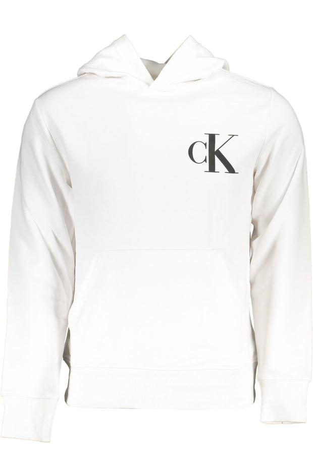 CALVIN KLEIN MEN'S WHITE ZIPLESS SWEATSHIRT - Le schmidt