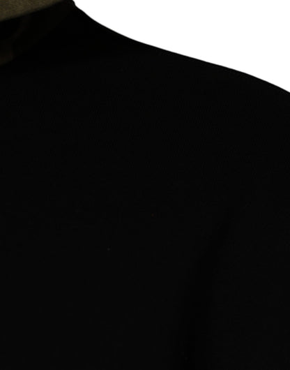 Dolce & Gabbana Black Camouflage Hooded Sweatshirt Sweater - Le schmidt