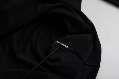 Dolce & Gabbana Black Logo Embossed Cotton Crew Neck T-shirt - Le schmidt