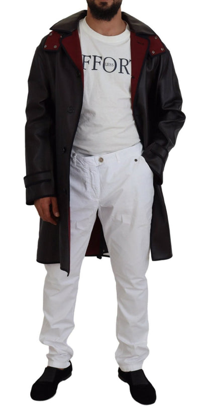 Dolce & Gabbana Black Trench Hooded Parka Cotton Jacket - Le schmidt