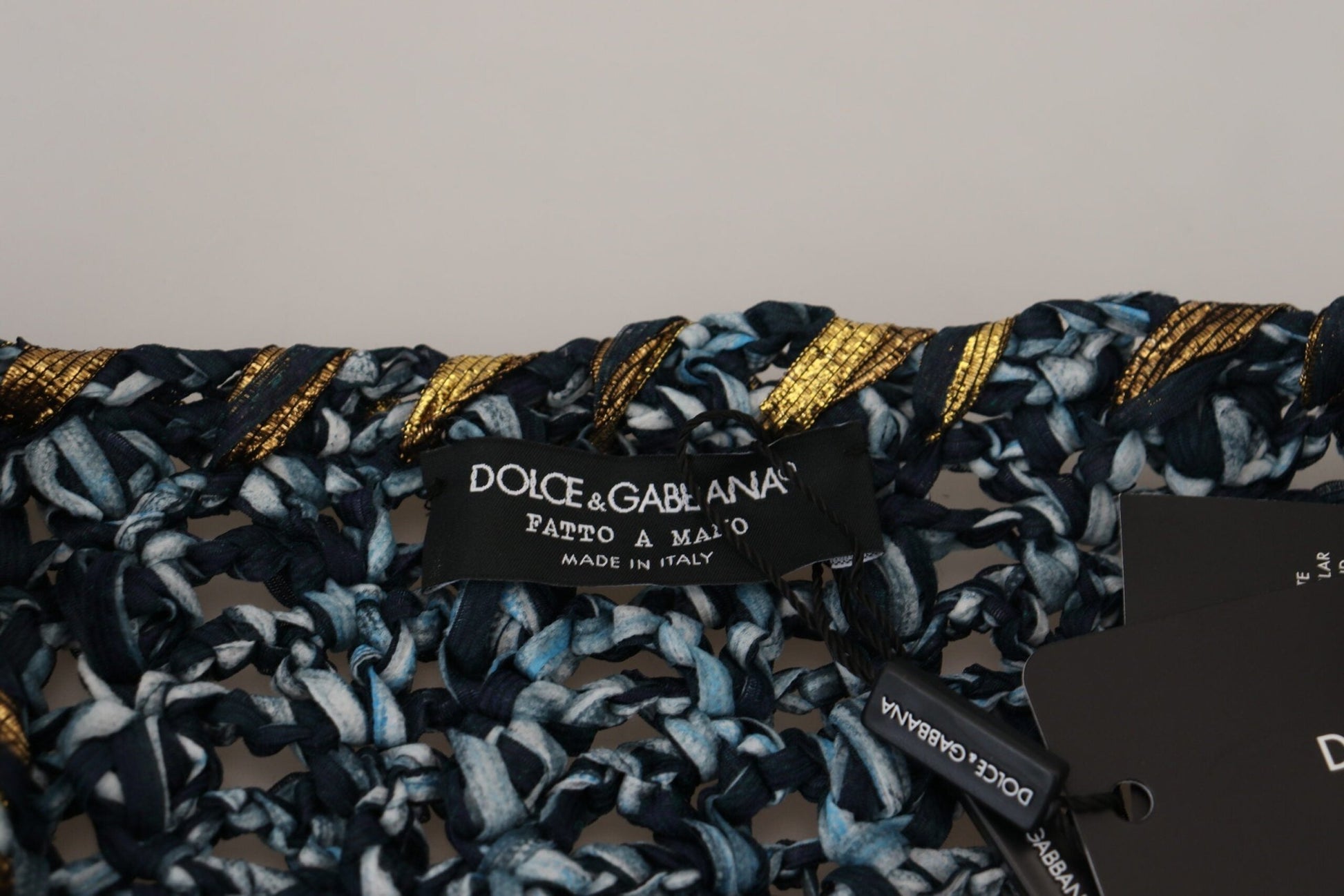 Dolce & Gabbana Blue Button Cardigan Fatto A Mano Sweater - Le schmidt