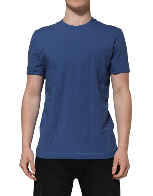 Dolce & Gabbana Blue Cotton Men Round Neck Underwear T-shirt - Le schmidt