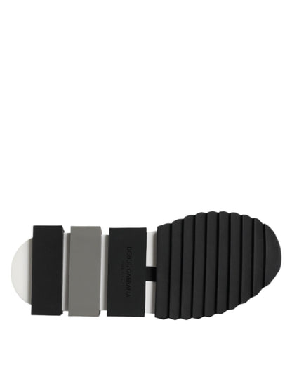 Dolce & Gabbana Green Black Slip On Sorrento Sneakers Shoes - Le schmidt